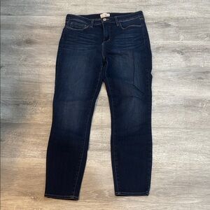 L’AGENCE Margot High-Rise Skinny Jeans Baltic Dark Denim Sz 30